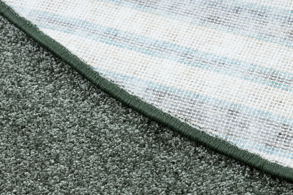 Okrúhly koberec INDUS 27 zelený, melanž