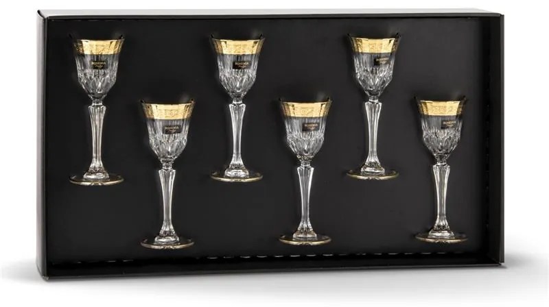 BOHEMIA PRESTIGE MIRADOR POHÁR NA LIKÉR 80 ML SADA 6 KS