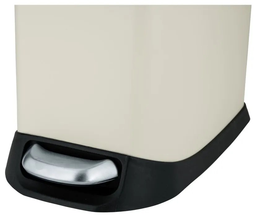 Krémový pedálový oceľový odpadkový kôš 20 l Design – Wenko