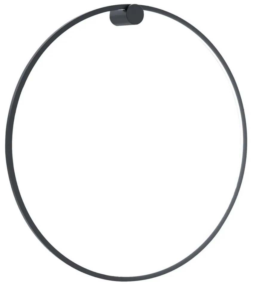 LED Nástenné svietidlo SATURNO LED/46W/230V pr. 80 cm IP44 antracit