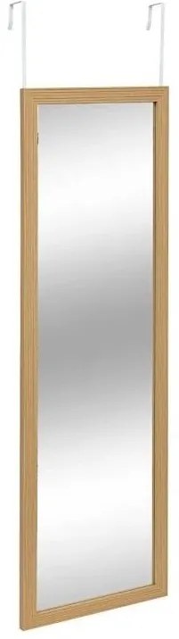 5five - Závesné zrkadlo na dvere TASSO 109x35 cm béžové
