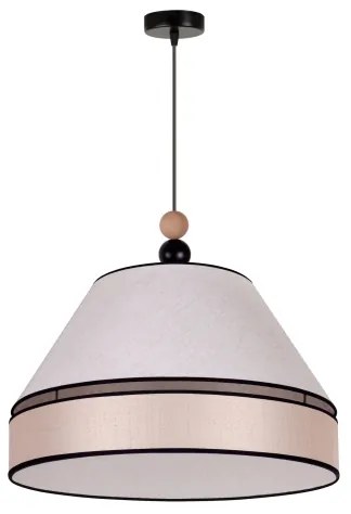 Duolla - Luster na lanku AVIGNON 1xE27/15W/230V pr. 60 cm béžová