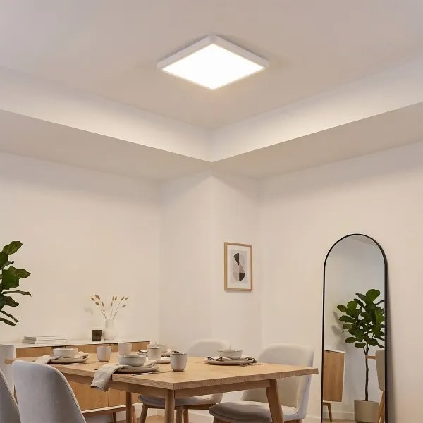 Brilagi - LED stmievateľné stropné svietidlo ESTELA SQUARE LED/36W/230V 31x31 cm biela + diaľkové ovládanie