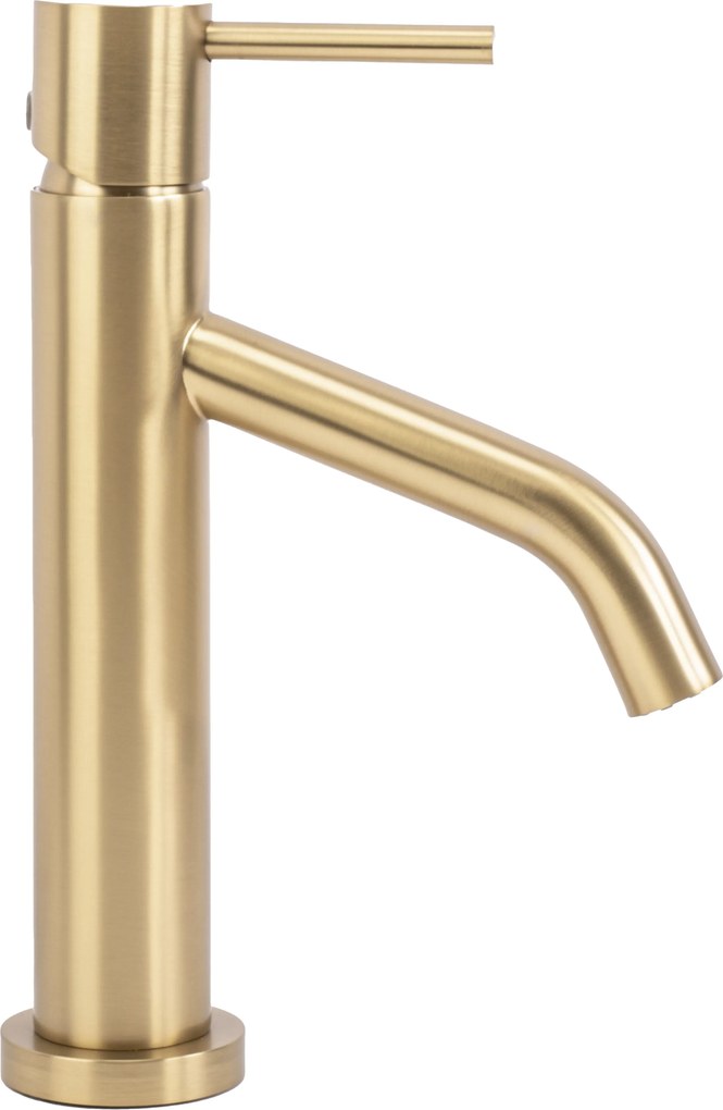 Rea Level, umývadlová batéria h-215, zlatá matná, REA-B6218