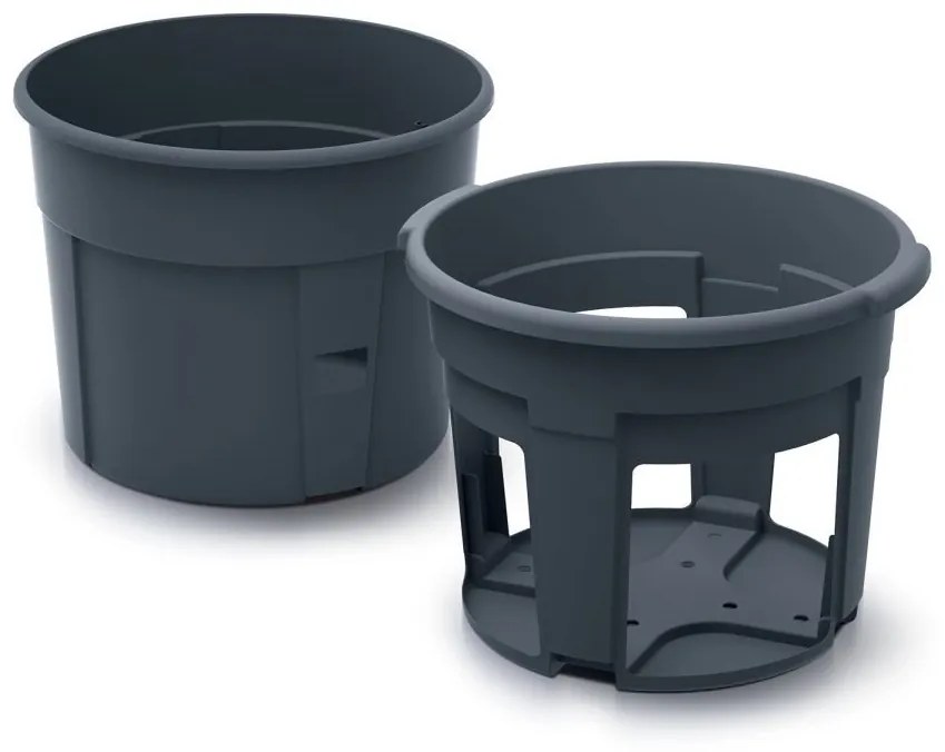 Kvetináč na pestovanie zemiakov POTATO GROWER antracit 29,5cm
