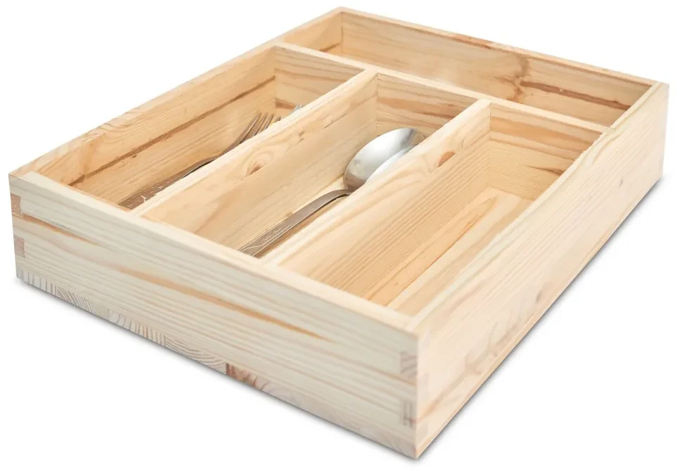 ČistéDrevo Organizér na príbory 25 x 31 x 7 cm