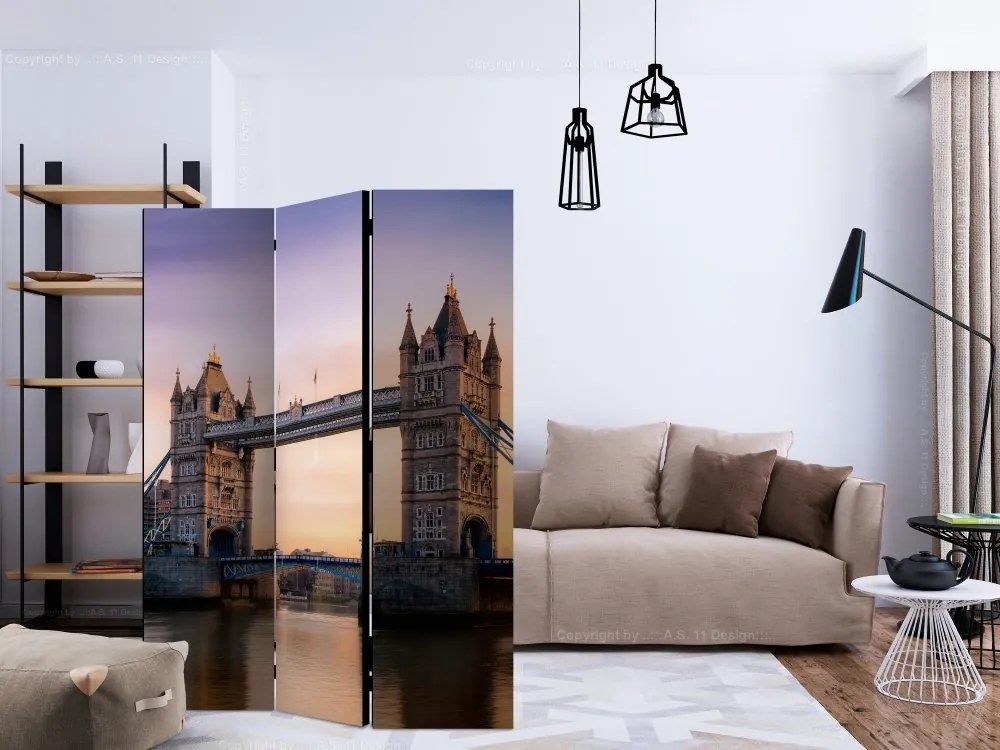 Artgeist Paraván - Bridge at Sunset [Room Dividers]