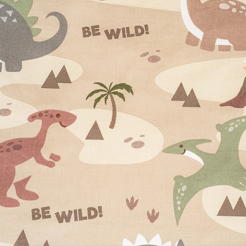 4Home Detské bavlnené obliečky Dino world, 140 x 200 cm, 70 x 90 cm, 140 x 200 cm, 70 x 90 cm