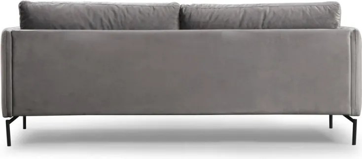 Třímístná pohovka Sino 217 cm šedá