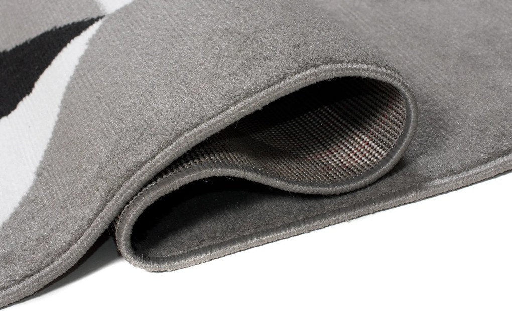 TA Koberec Z896D GRAY MAYA PP ESM Biely Obdĺžnikový Rozmer: 200x200 cm