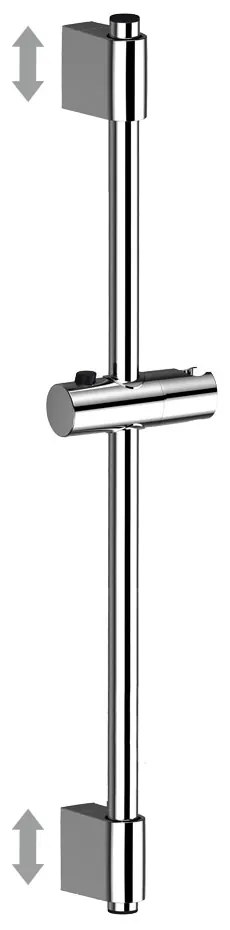 Mereo Mereo, Posuvný držiak sprchy 70 cm, MER-CB931B