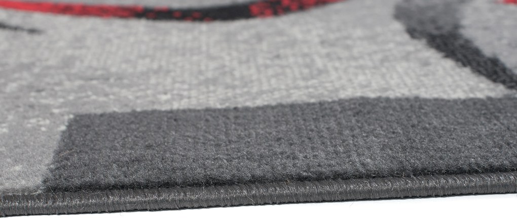 TA Koberec 4596A TMAVO SIVÁ LACNÁ PP CRM Rozmer: 60x240 cm