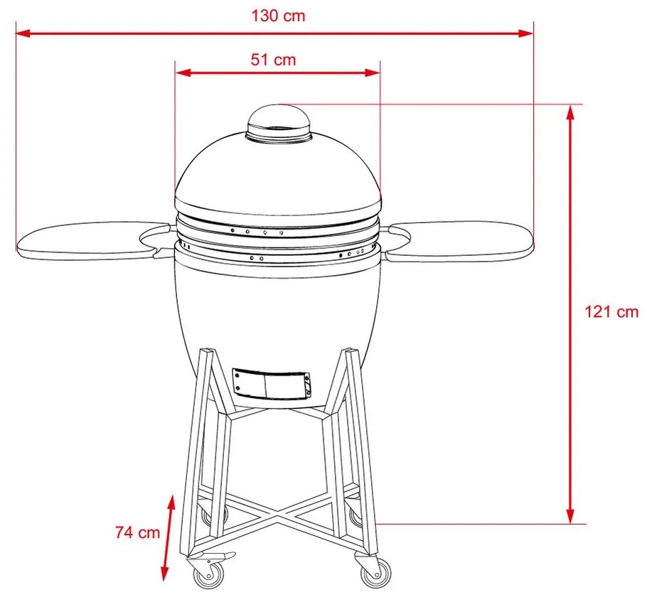 Keramický gril Buschbeck Kamado XL + pizza kameň ZADARMO