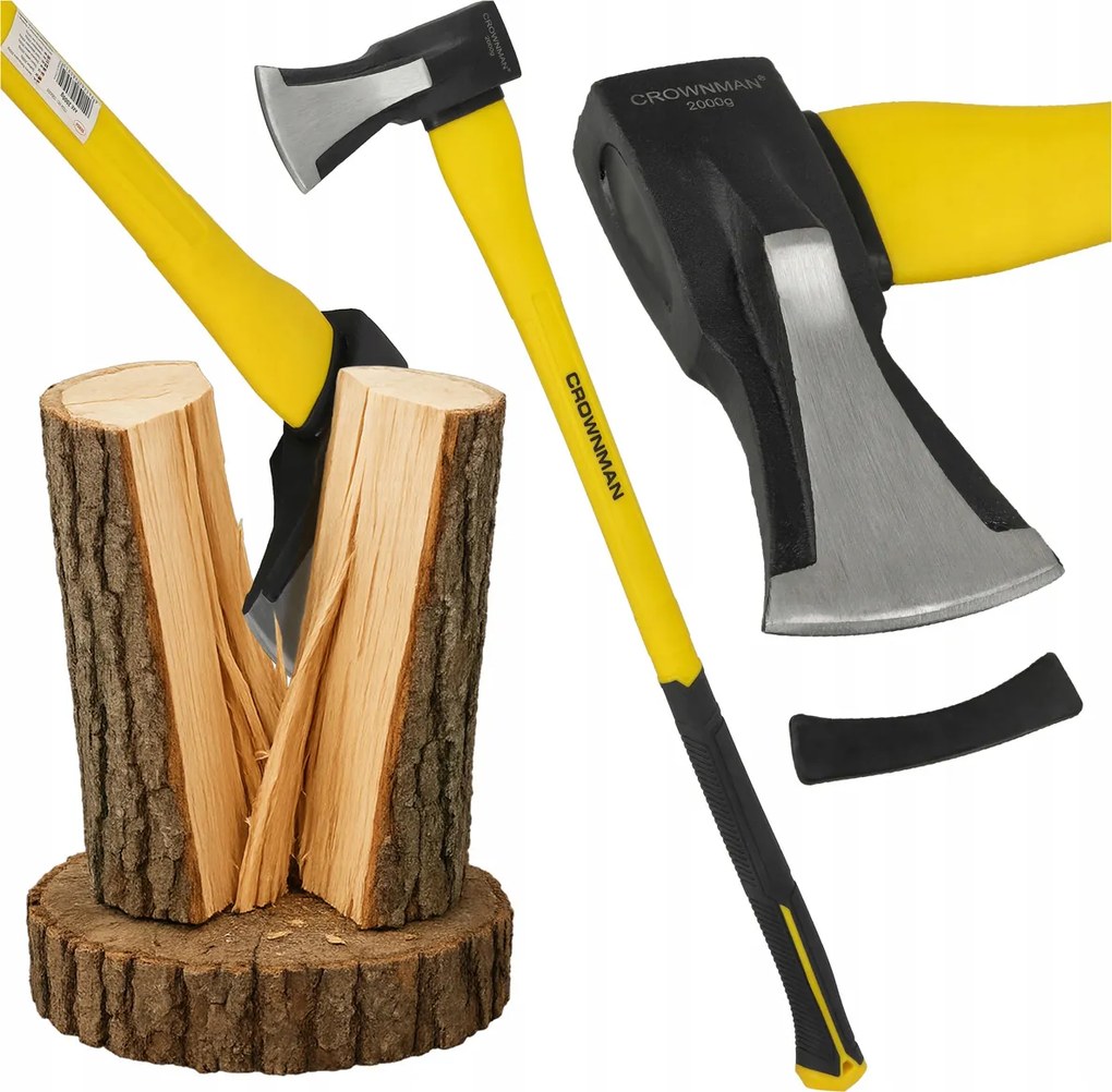 Sekera na štiepanie dreva 2000G 90 cm pevná hlava z uhlíkovej ocele