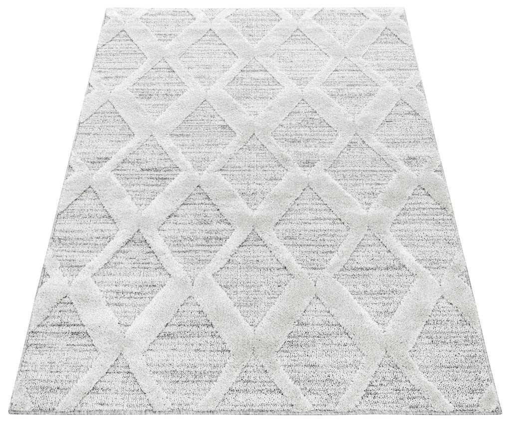 Ayyildiz Kusový koberec PISA 4703, Sivá Rozmer koberca: 60 x 110 cm