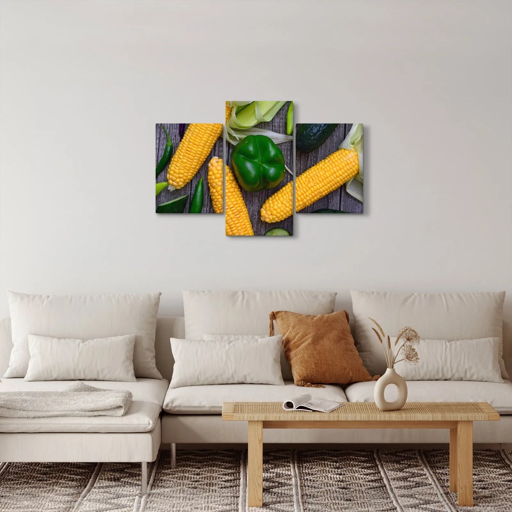 Obraz zeleniny (90x60 cm)