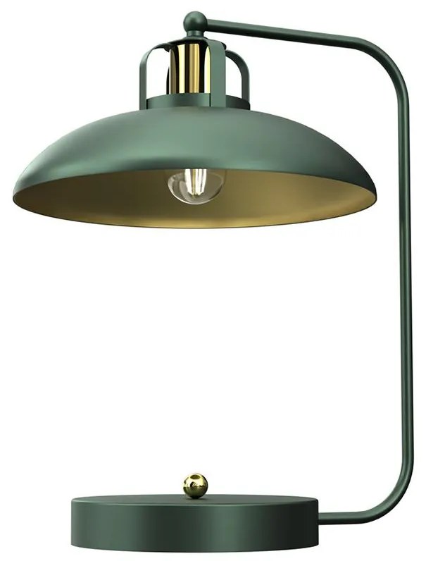Stolná lampa FELIX 1xE27/60W/230V zelená