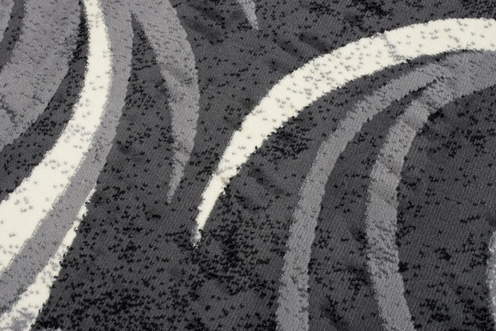 TA Koberec 2641A TMAVO SIVÁ LACNÁ PP CRM Rozmer: 100x300 cm