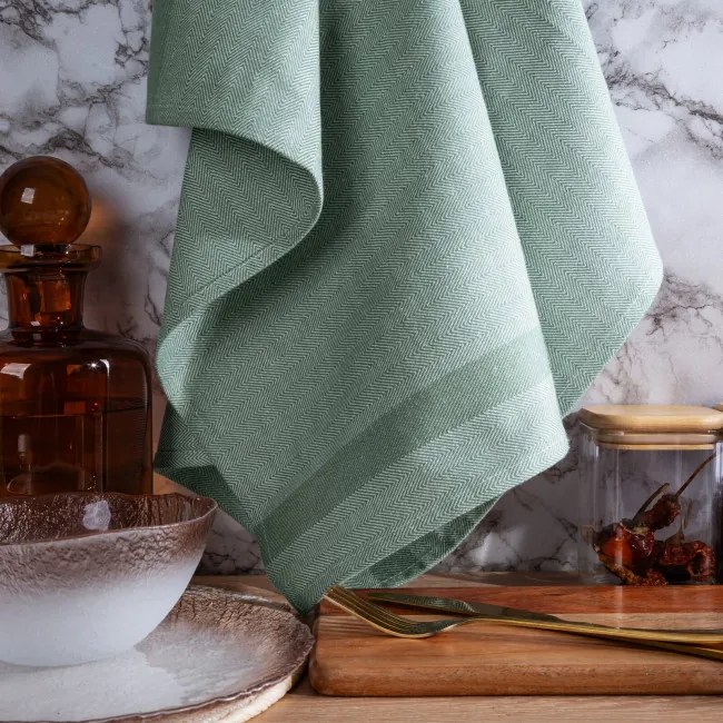 Sada kuchynských utierok OLIVIA 11 zelená