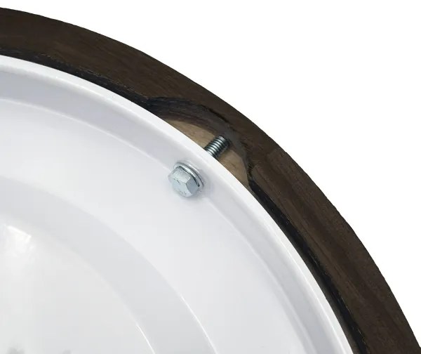 Brilagi - LED Stropné svietidlo CARVALHO SMOKEY LED/20W/230V dub pr. 27,5 cm