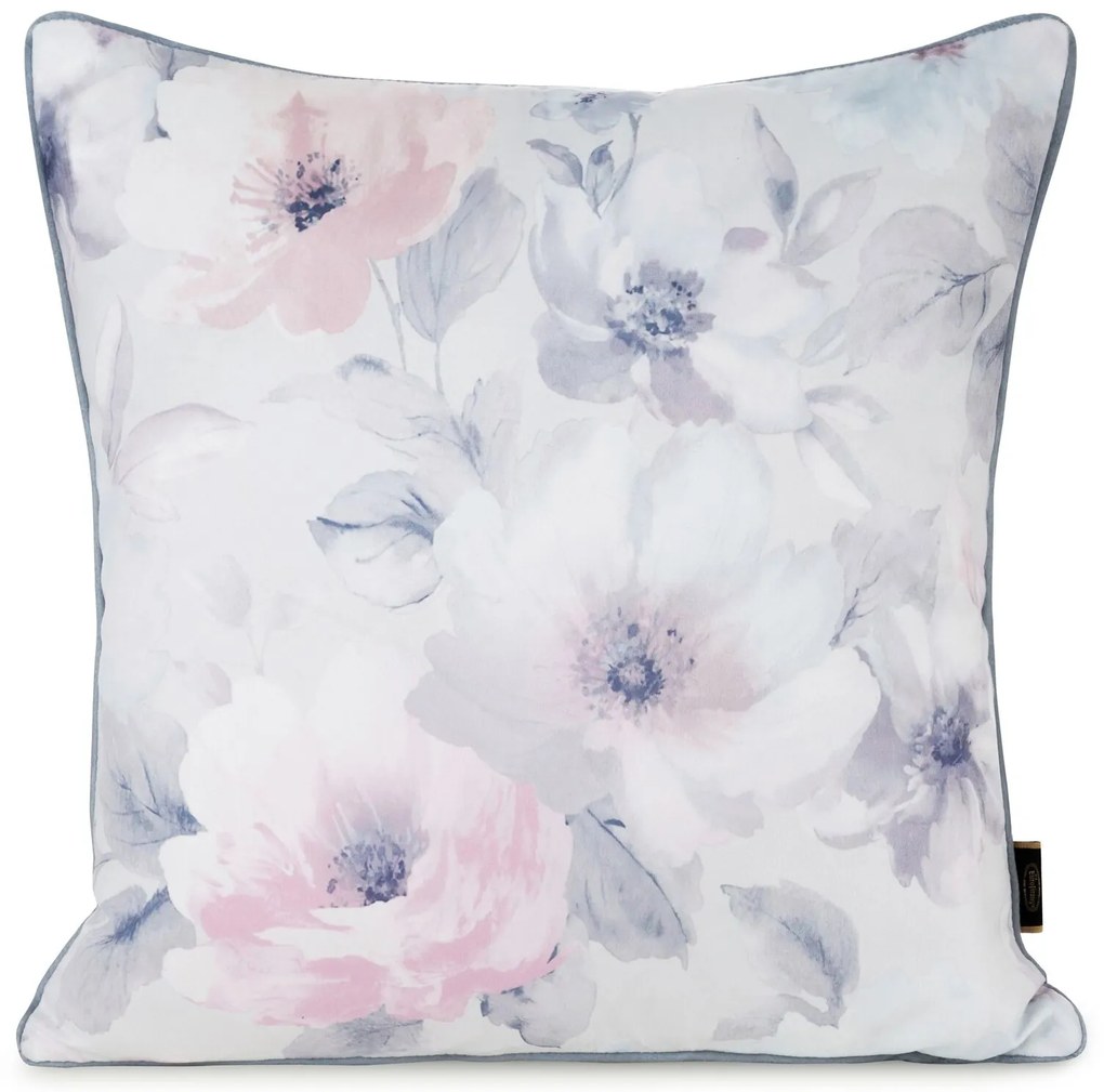 DEKORAČNÁ OBLIEČKA NA VANKÚŠ VELVET153 45X45 CM KVETY