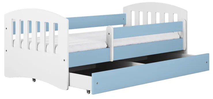 Kocot kids Detská posteľ Classic I modrá, varianta 80x180, bez šuplíků, bez matrace