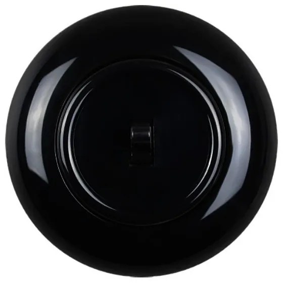 Elhard Vypínač Retro Klasik jednopólový č.1, čierny - kompletný KL5201B