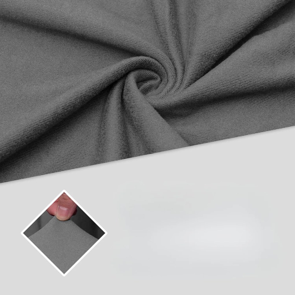 Napínací poťah na stoličku s opierkami AVERO Farba: Sivohnedá