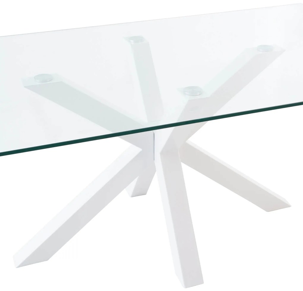 Stôl madie 200 x 100 cm biely MUZZA