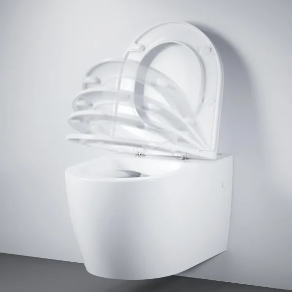 GROHE 103848SH00 - Závesné WC START ROUND keramické 368 × 543 mm DuroWhite