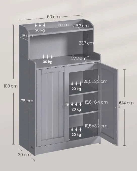 Kúpeľnová skrinka BBC770G02