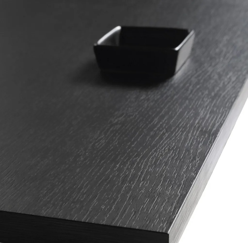 Komoda so zásuvkami Raven, čierna