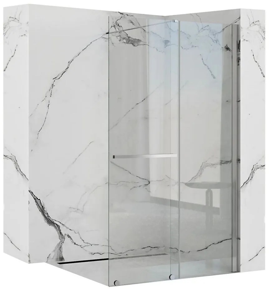 Rea - Cortis posuvná sprchová zástena 120x200cm, 8mm sklo, číre sklo / chrómový profil, REA-K7211