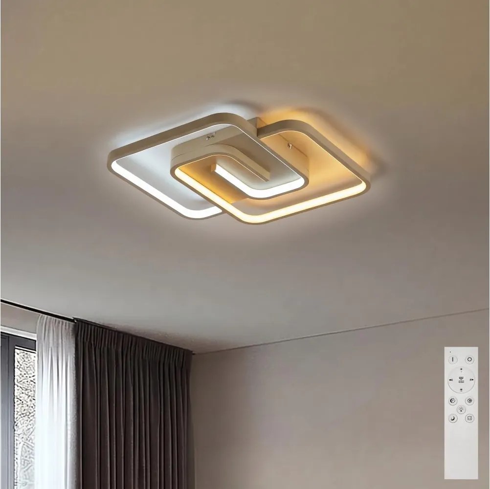 BRILAGI - LED stmievateľné stropné svietidlo VELO LED/64W/230V 48x48 cm béžové + DO