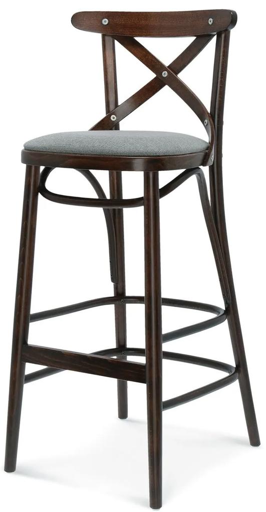FAMEG BST-8810/2 - barová stolička Farba dreva: buk premium, Čalúnenie: látka CAT. A