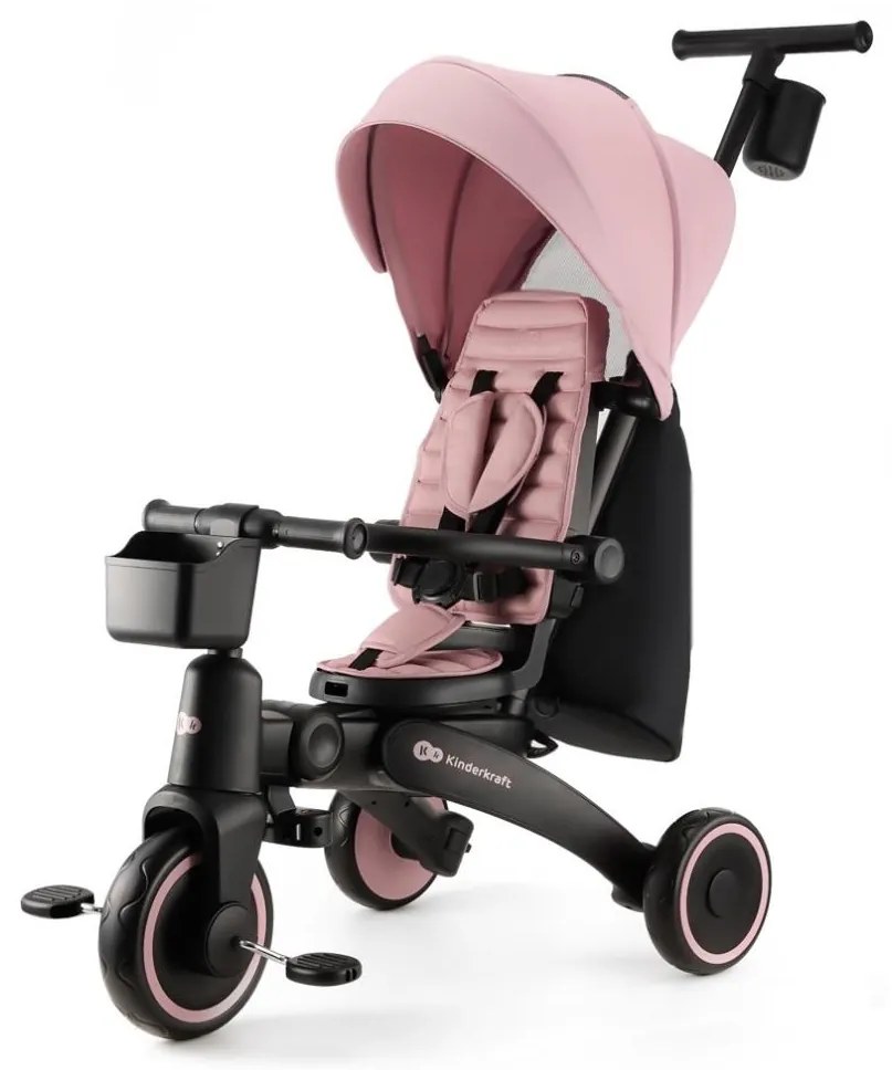 KINDERKRAFT - Detská trojkolka JAZZ 2 ružová