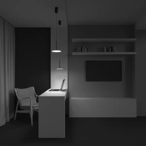 Maytoni P076PL-L12W3K-B - LED Luster na lanku PLATO LED/12W/230V 3000K čierna