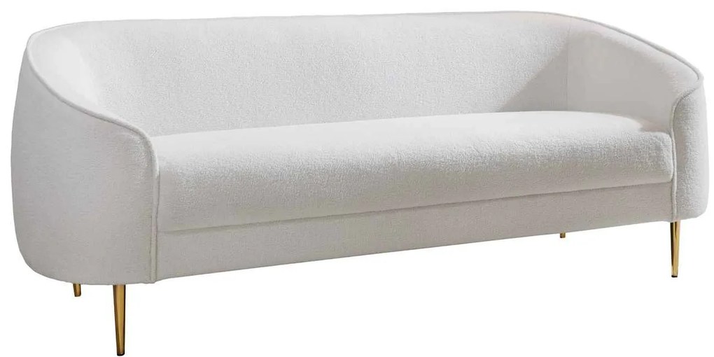 Dizajnová sedačka Maali 205 cm biela