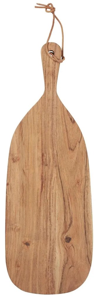 IB Laursen Drevená oválna doska s koženou šnúrkou ACACIA WOOD - viac veľkostí Veľkosť: S