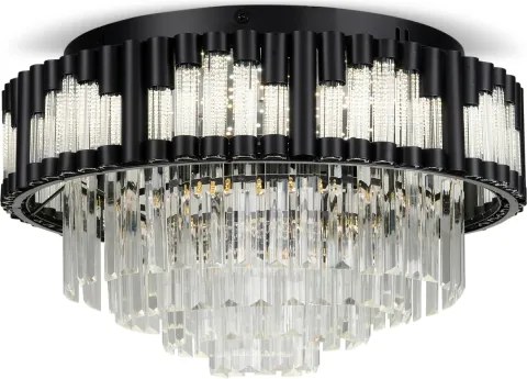 BRILAGI - LED stmievateľné stropné svietidlo CROWN LED/41W/230V priemer 48 cm čierne + DO