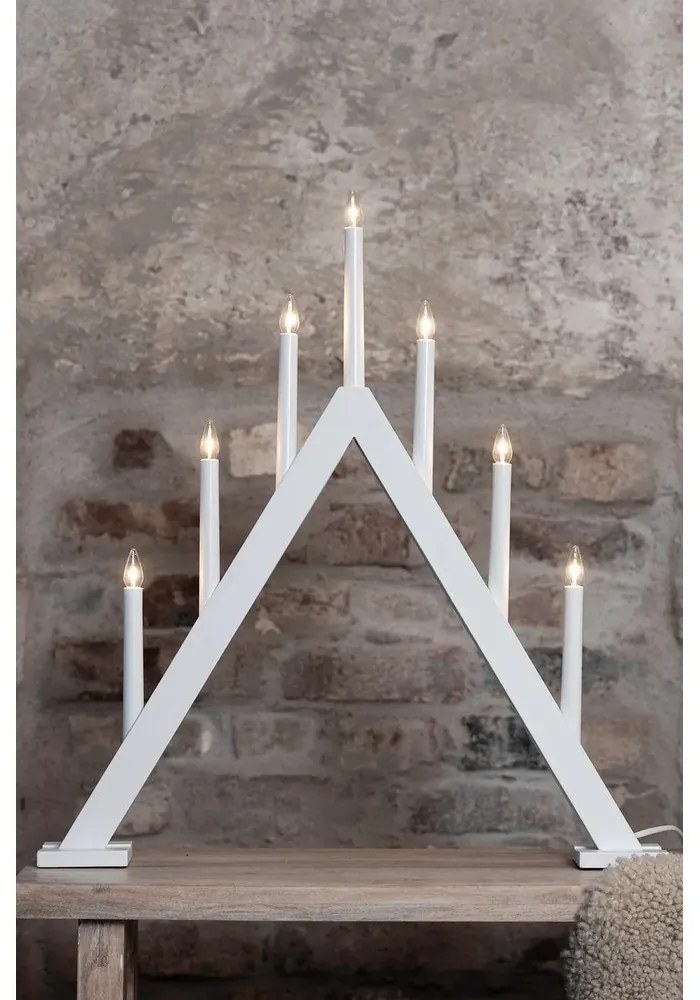 Biela vianočná svetelná dekorácia Ariele – Markslöjd