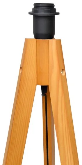 Stojacia lampa ALBA 1xE27/15W/230V čierna/dub