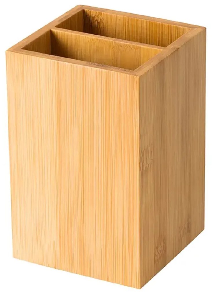 Goodhome Stojan na nože a varešky s 2 priehradkami DELI