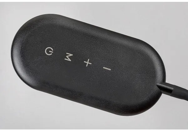 Rabalux 74009 - LED Stmievateľná dotyková stojacia lampa ADELMO LED/10W/230V čierna