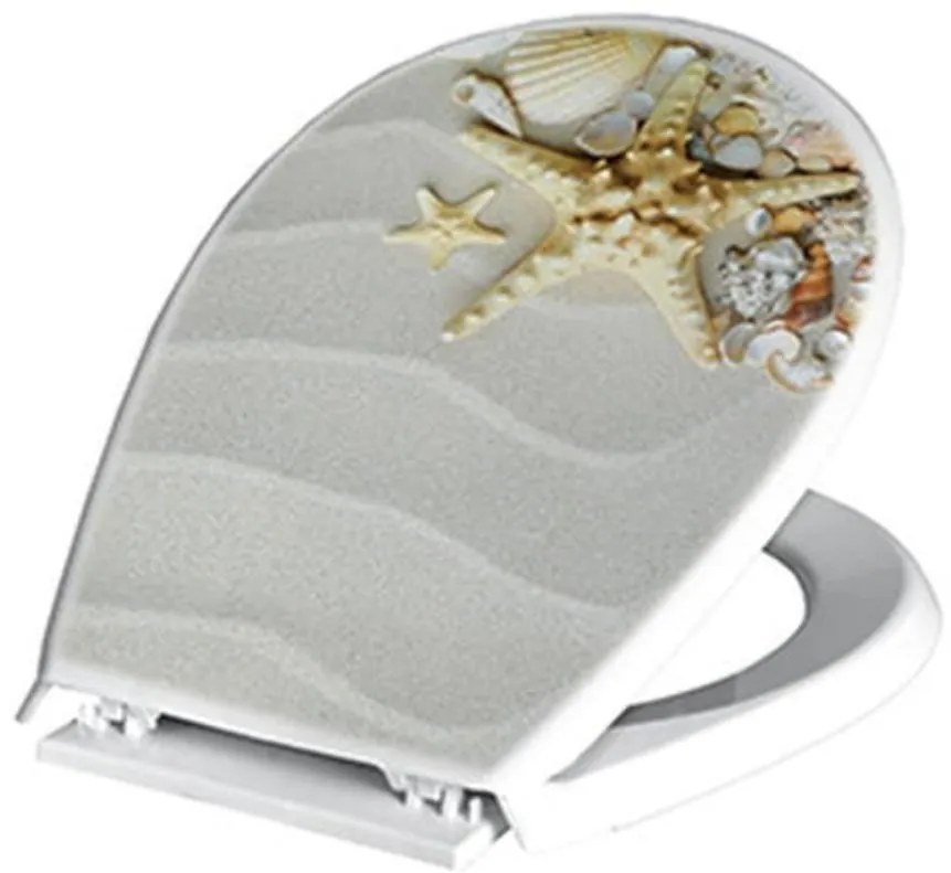 WC Doska LILIA foto delfíny shells multi