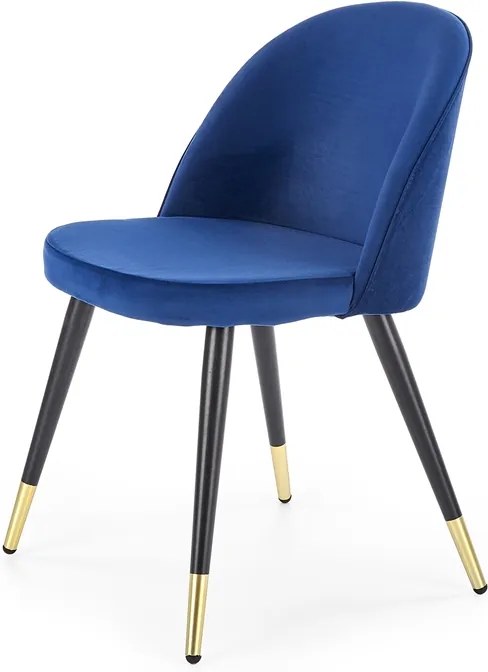 HALMAR K315 jedálenská stolička granátová / čierna / zlatá