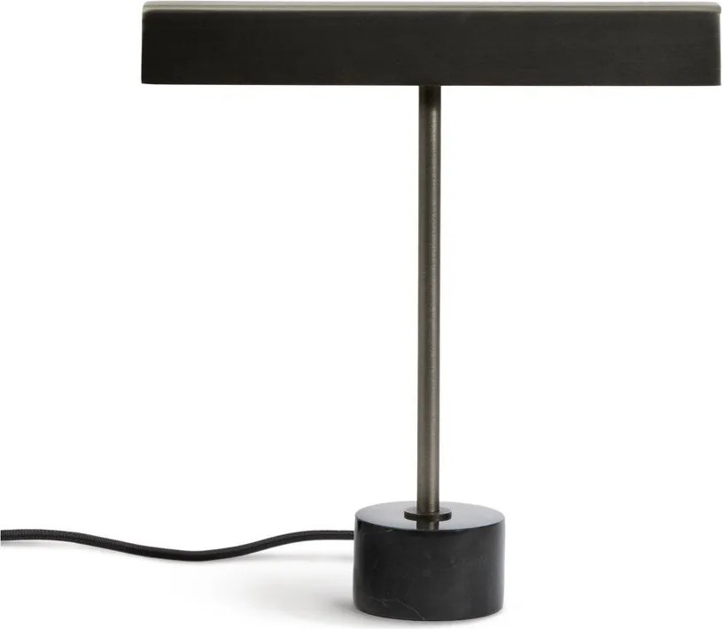 Čierna kovová stolová lampa (výška 32,5 cm) Lynor – Kave Home