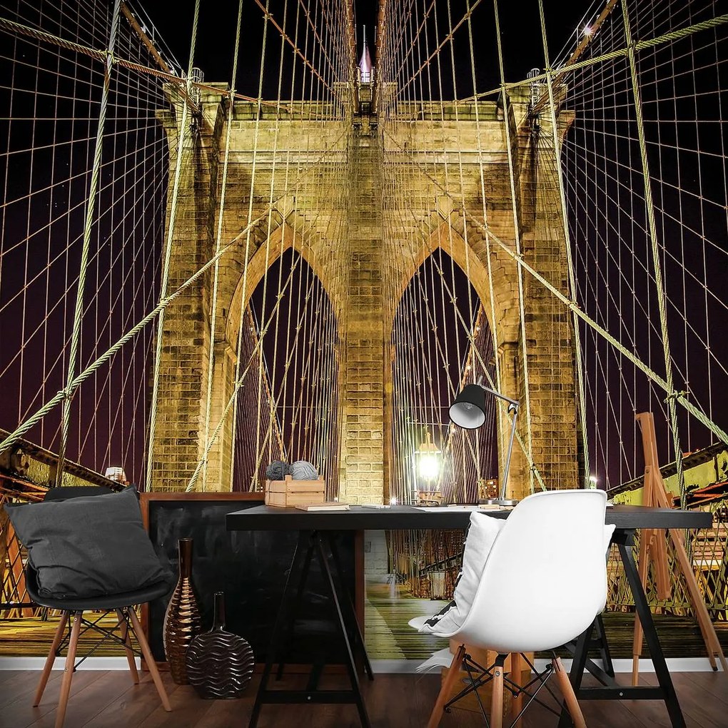 Fototapeta - Brooklynský most v New Yorku (152,5x104 cm)