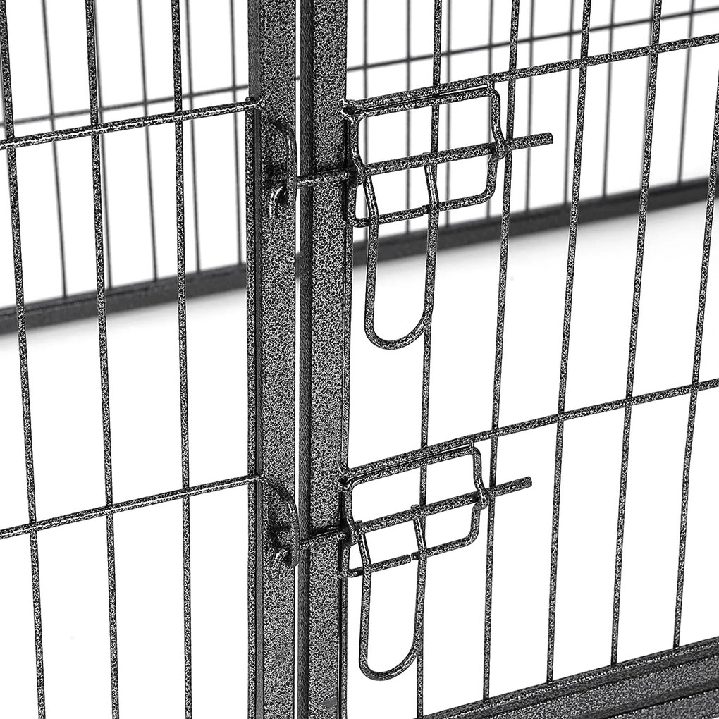 Ohrádka pre zvieratá Liftera 122 cm šedá