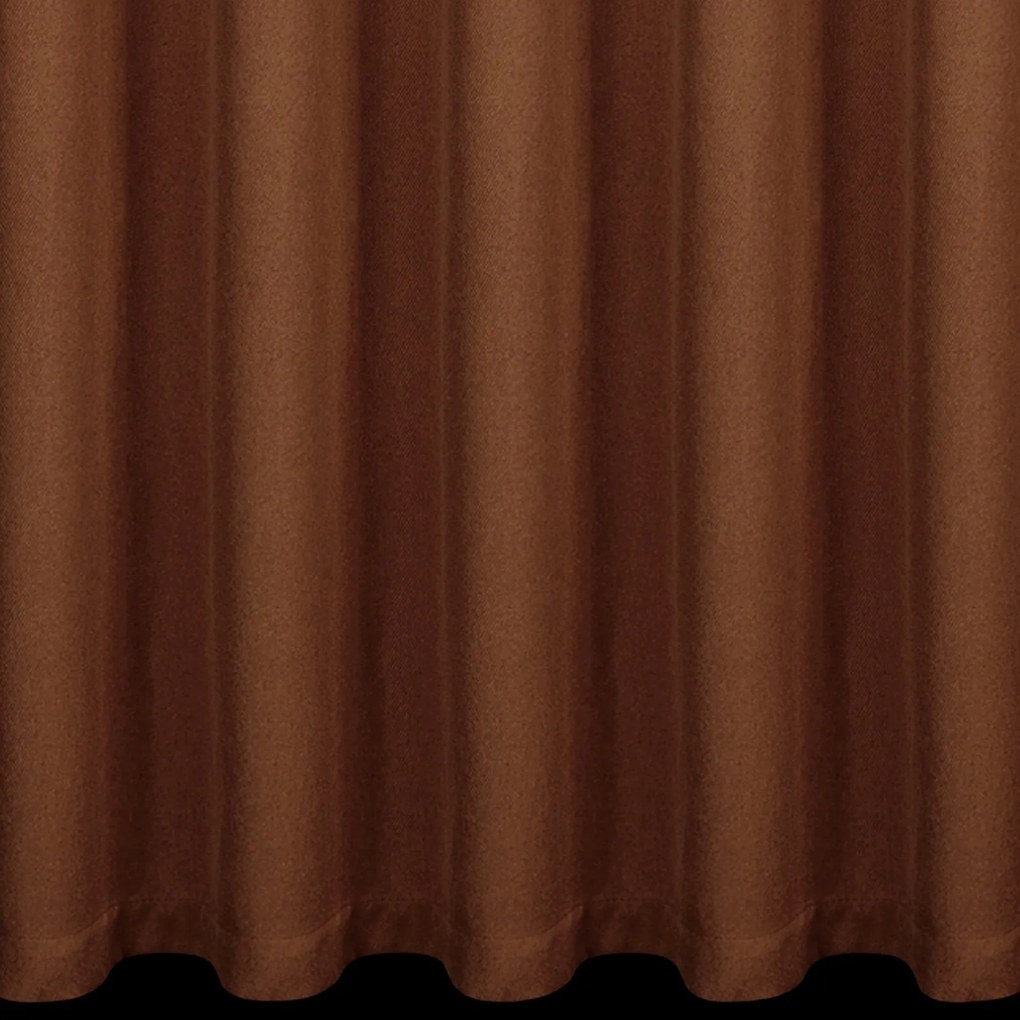 ZÁVES NA PÁSKE OLENA 140X270 CM HRDZAVÁ